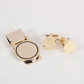 Cuff Links & Money Clip Set